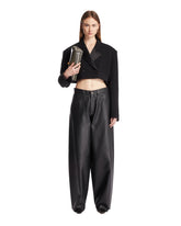 Black Nando Cropped Jacket - KHAITE WOMEN | PLP | Antonia