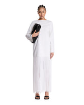 White Fringe Long Dress - KHAITE WOMEN | PLP | Antonia