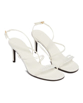 White Loop Sandals with Beads - KHAITE WOMEN | PLP | Antonia