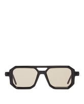 Brown Mask P8 Sunglasses - KUBORAUM WOMEN | PLP | Antonia