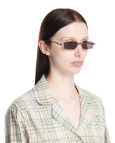 Gray H40 Mask Sunglasses - KUBORAUM WOMEN | PLP | Antonia