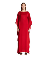 Abito Caftano Rosso In Seta - LANVIN DONNA | PLP | Antonia