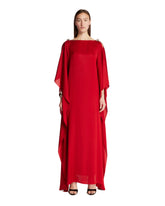 Abito Caftano Rosso In Seta - LANVIN DONNA | PLP | Antonia