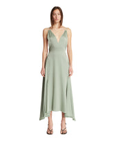 Abito Verde In Seta - LANVIN DONNA | PLP | Antonia