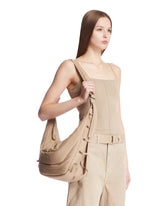 Beige Large Soft Game Bag - LEMAIRE WOMEN | PLP | Antonia