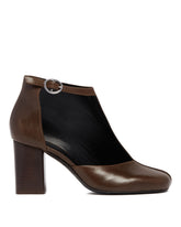 Brown Cut-Out Ankle Boots - LEMAIRE WOMEN | PLP | Antonia