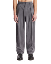 Gray Silk Trousers - New arrivals men's clothing | PLP | Antonia