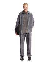 Gray Silk Trousers - New arrivals men's clothing | PLP | Antonia