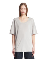 T-Shirt Classica In Cotone Grigia - LEMAIRE | PLP | Antonia