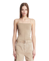 Beige Viscose Top - LEMAIRE WOMEN | PLP | Antonia