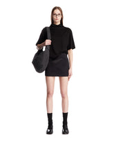 Black Scarf Cotton T-shirt - LEMAIRE WOMEN | PLP | Antonia