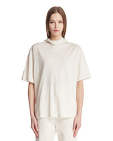 White Scarf Cotton T-shirt - LEMAIRE WOMEN | PLP | Antonia