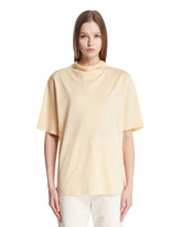 Yellow Scarf Cotton T-shirt - LEMAIRE WOMEN | PLP | Antonia