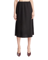 Black Satin Skirt - LISA YANG | PLP | Antonia