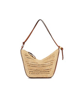 Beige Mini Hammock Hobo Bag | PDP | Antonia