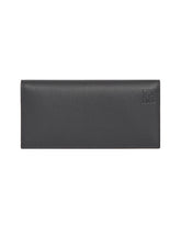 Gray Long Horizontal Wallet | PDP | Antonia