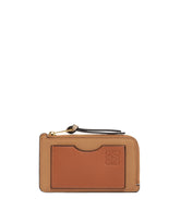 Beige Leather Cardholder - Women's bags | PLP | Antonia