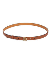 Brown Anagram Leather Belt | PDP | Antonia