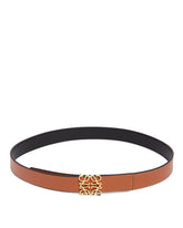 Reversible Anagram Leather Belt | PDP | Antonia