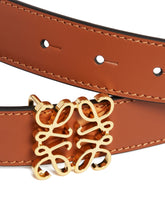 Reversible Anagram Leather Belt | PDP | Antonia