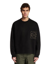 Black Anagram Sweater - Men's knitwear | PLP | Antonia