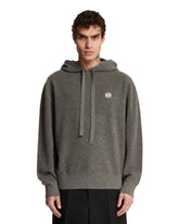 Gray Wool Hoodie - Men's knitwear | PLP | Antonia