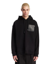 Black Hoodie with Logo Patch - LOEWE | PLP | Antonia