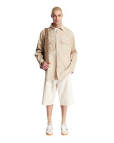 Beige Suede Shirt - LOEWE | PLP | Antonia