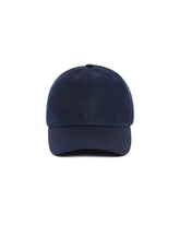 Blue Waxed Canvas Hat | PDP | Antonia