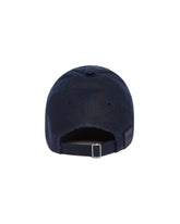 Blue Waxed Canvas Hat | PDP | Antonia