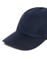 Blue Waxed Canvas Hat | PDP | Antonia