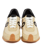 Beige Flow Runner Sneakers | PDP | Antonia