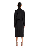 Black Stretch Viscose Dress | PDP | Antonia