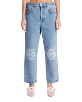 Blue Denim Baggy Anagram Jeans - LOEWE | PLP | Antonia