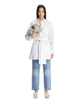 Blue Denim Baggy Anagram Jeans - LOEWE | PLP | Antonia