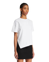 White Asymmetric T-Shirt | PDP | Antonia