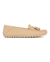 Beige Dot Sole Walk Loafers | PDP | Antonia