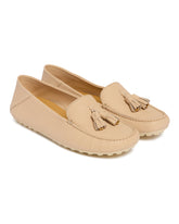 Beige Dot Sole Walk Loafers - Women's shoes | PLP | Antonia