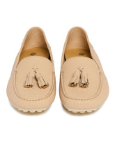 Beige Dot Sole Walk Loafers | PDP | Antonia