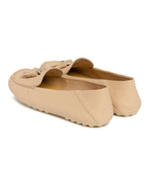 Beige Dot Sole Walk Loafers | PDP | Antonia