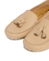 Beige Dot Sole Walk Loafers | PDP | Antonia