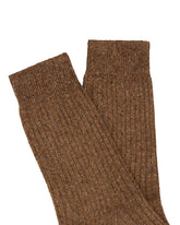 Brown Silk Socks - Men's socks | PLP | Antonia