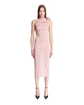 Pink Dress with Floral Applique - Women's dresses | PLP | Antonia