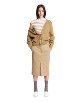 Beige Wool Cardigan - MAISON MARGIELA | PLP | Antonia