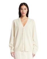 Beige Wool Cardigan - Women's knitwear | PLP | Antonia