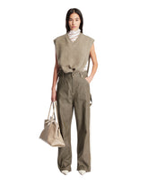 Sage Green Wool Vest - MAISON MARGIELA | PLP | Antonia