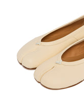 White New Tabi Ballet Flats | PDP | Antonia