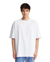 White Cotton T-Shirt With Logo - New arrivals men's clothing | PLP | Antonia