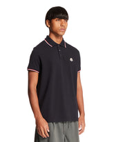 Blue Cotton Polo Shirt | PDP | Antonia