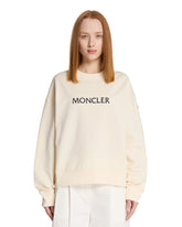 White Logo Sweatshirt - MONCLER WOMEN | PLP | Antonia